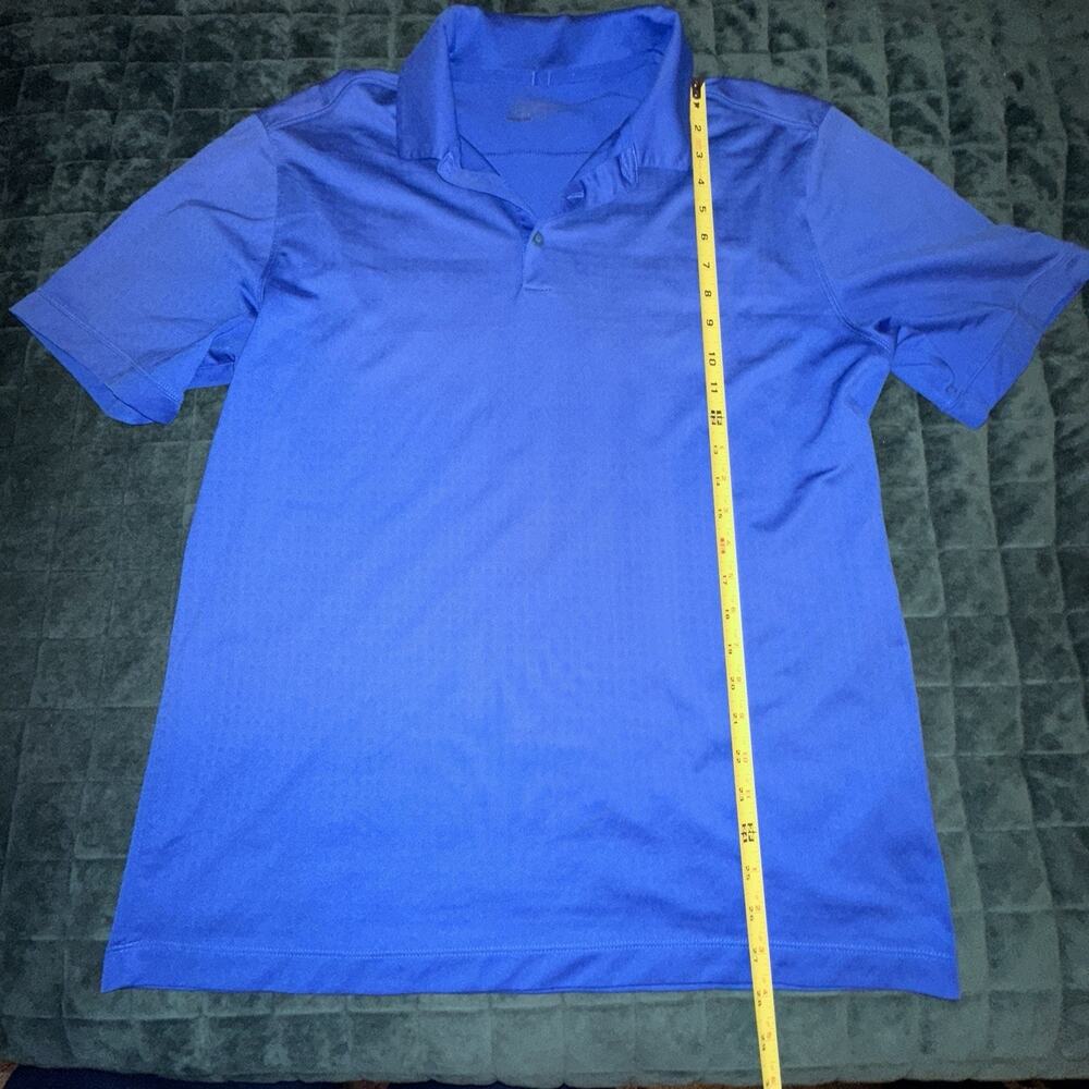 Nike Golf Short Sleeve Collared Shirt Large (L) Navy Classic - Picture 3 of 9